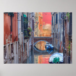 Old Buildings Of Venice Italy Poster