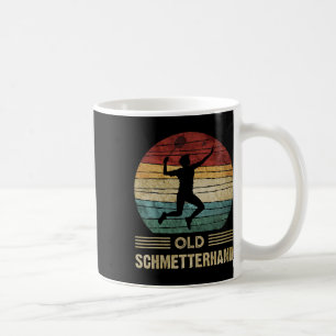 Old Butterhand Dminton Shuttle Vintage Funny  Coffee Mug