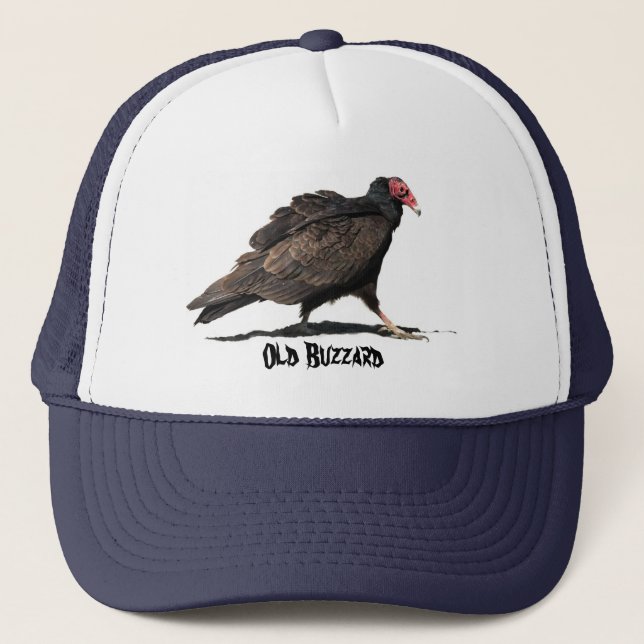 OLD BUZZARD TRUCKER HAT (Front)