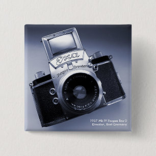 Old Camera (1957 Mk IV Ihagee Exa 0) 2 Inch Square Button