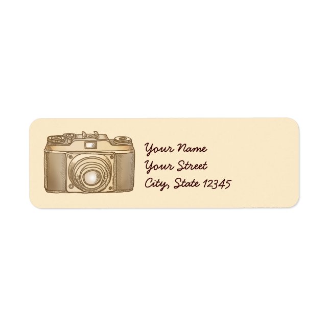 Old Camera address labels (Front)