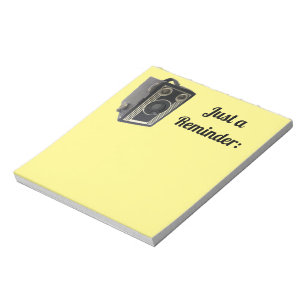 Old Camera Notepad