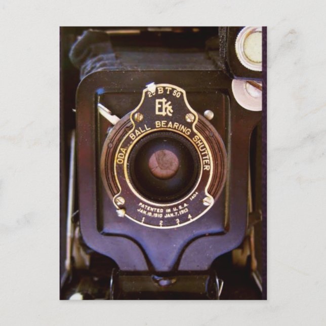 Old camera postcard (Front)