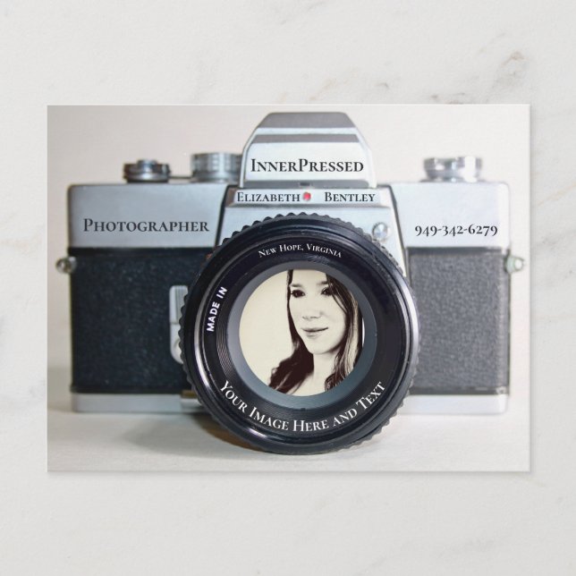 Old Camera Taking Your Photo for Photographers Postcard (Front)