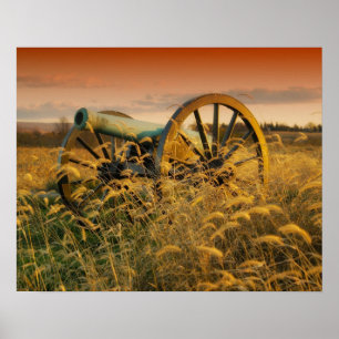 Old Cannon in Antietam Poster