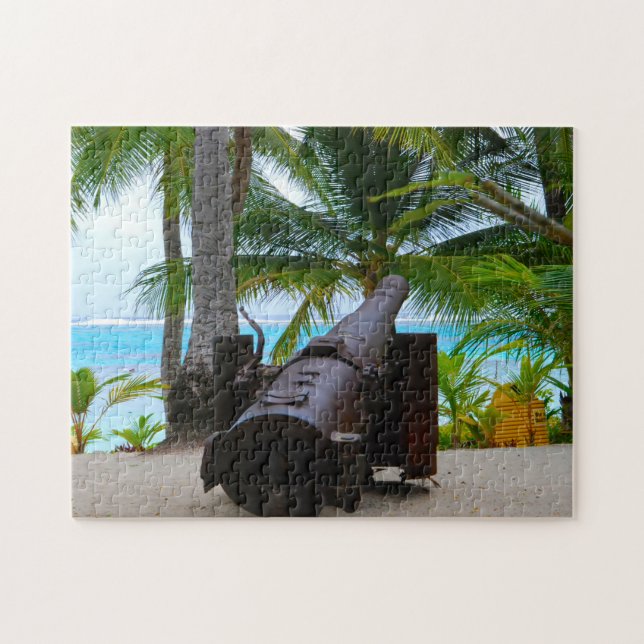 Old Cannon Mariana Islands. Jigsaw Puzzle (Horizontal)