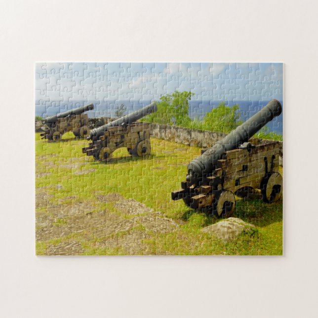 Old Cannons Guam. Jigsaw Puzzle (Horizontal)