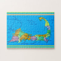 Old Cape Cod Tourist Map