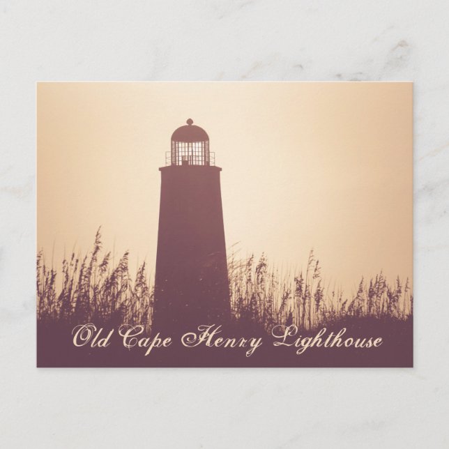 Old Cape Henry Lighthouse - Virginia Beach, VA Postcard (Front)