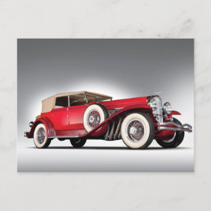 Old car 45 postcard