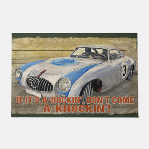 Old Car Doormat, Vintage Design Doormat