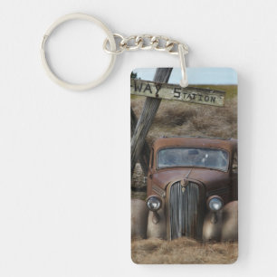 Old car keychain