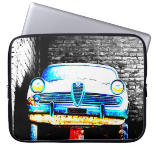 Old car laptop sleeve