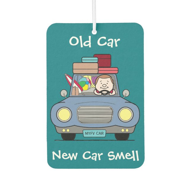 Old Car, New Car Smell Air Freshener (Front)