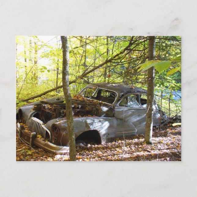 OLD CAR POSTCARD (Front)