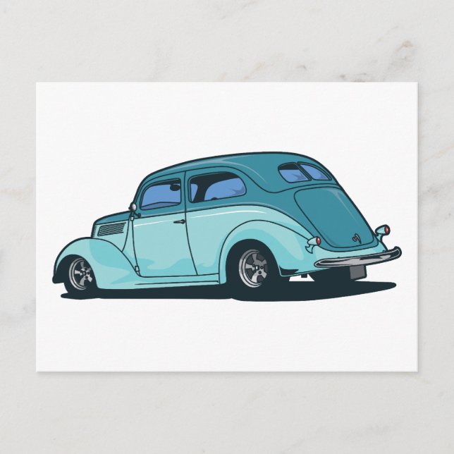 Old Car Postcard (Front)