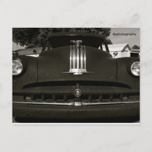 Old car postcard