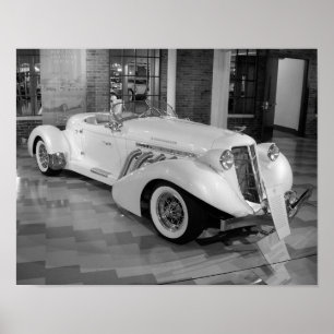 Old car poster