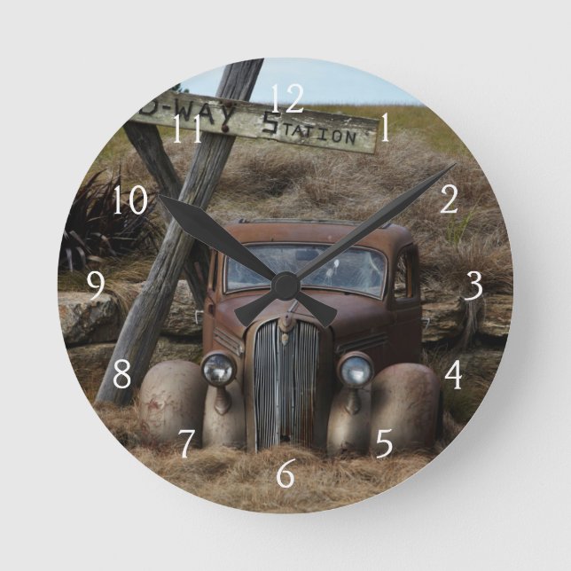 Old car round clock (Front)