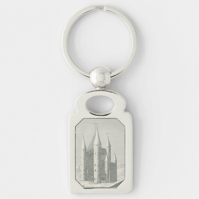 Old castle in Germany Keychain (Front)