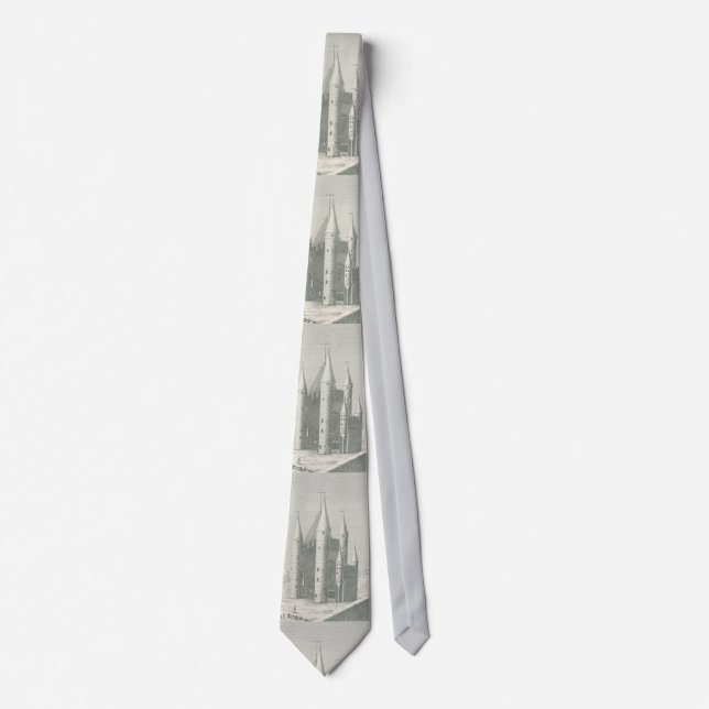 Old castle in Germany Tie (Front)