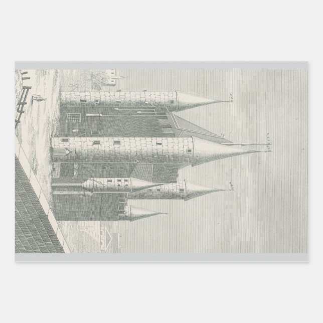 Old castle in Germany Wrapping Paper Sheet (Front)