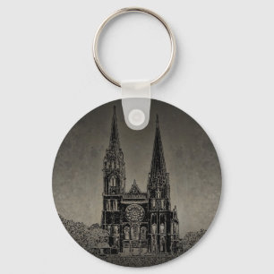 Old Cathedral Keychain