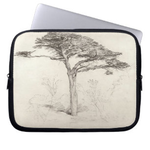 Old Cedar Tree in Botanic Garden, Chelsea, 1854 (p Laptop Sleeve