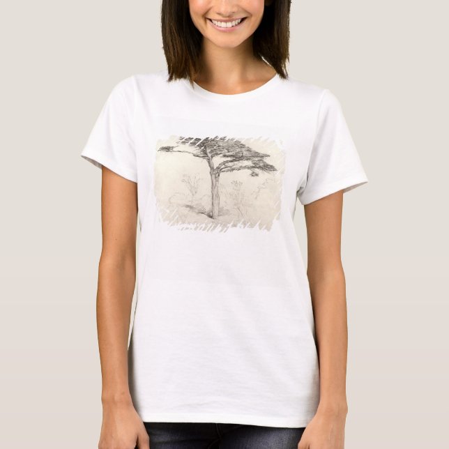 Old Cedar Tree in Botanic Garden, Chelsea, 1854 (p T-Shirt (Front)