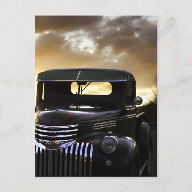 Old Chevy Truck Postcard (Front)