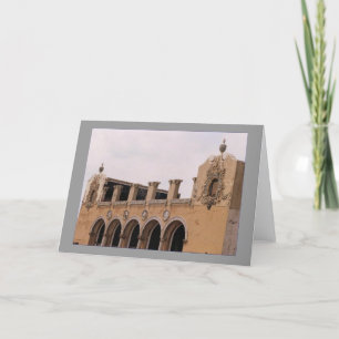 Old Childs Restaurant Facade Blank Greeting Card