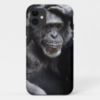 Old Chimpanzee iPhone case