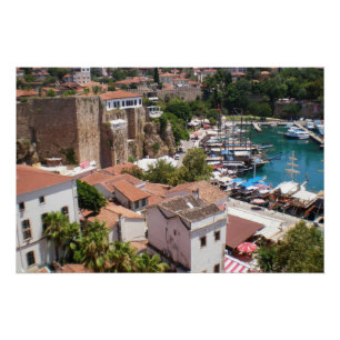 Old city Kaleici  of  Antalya Poster