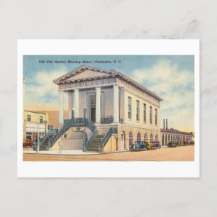 Old City Market in Charleston, South Carolina, Postcard