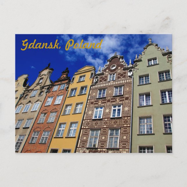 Old city of Gdansk, Poland Postcard (Front)