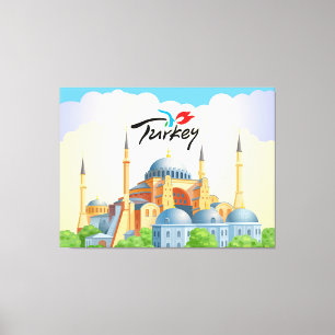 Old city of Istanbul Canvas Print