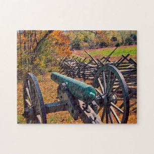Old Civil War Cannons. Jigsaw Puzzle