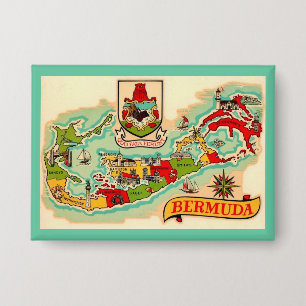 Old Classic Bermuda Map