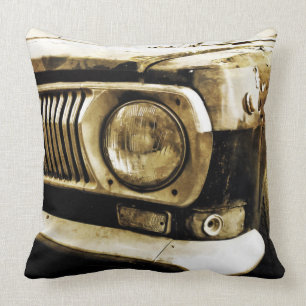 Old Classic Car Headlight #2 Throw Pillow