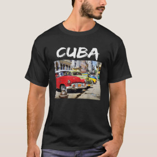 Old Classic Cars Havana Cuba Vintage Shirt Design 