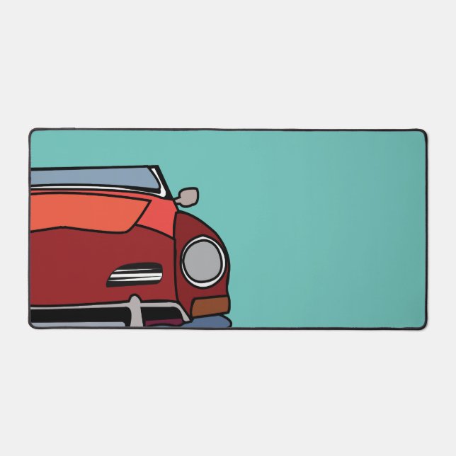 Old Classic Vintage Car  Desk Mat (Front)
