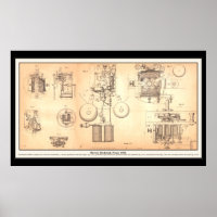 Old Clockwork Diagram