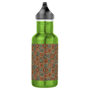 Old Cloth Patches Art Stainless Steel Water Bottle
