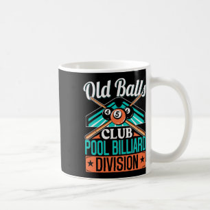 Old Club Pool 8 Ll Billiards Division For Men Gift Coffee Mug