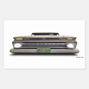 Old Colorado Pickup Truck Toasted Autos Stickers