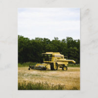 Old Combine 02 Postcard