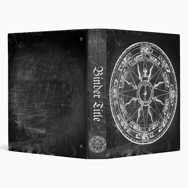 Old Compass Rose Binder (Background)