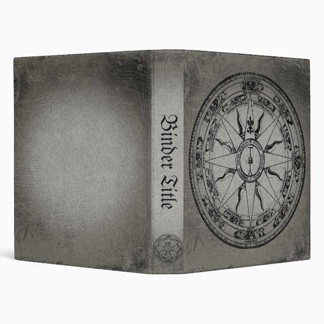 Old Compass Rose Binder (Background)