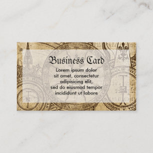 Old Compass Rose Business Card