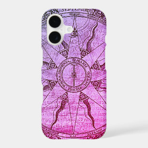 Old Compass Rose Purple iPhone Case